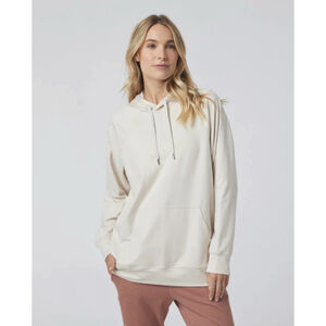 Vuori Halo Oversized Hoodie VW279 Dreamknit Milkweed Heather Women's Sz Small